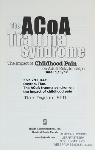 The ACOA Trauma Syndrome