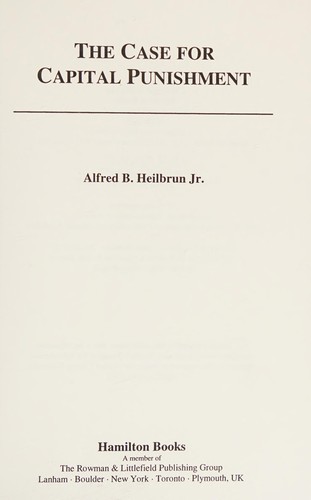 Case for Capital Punishment