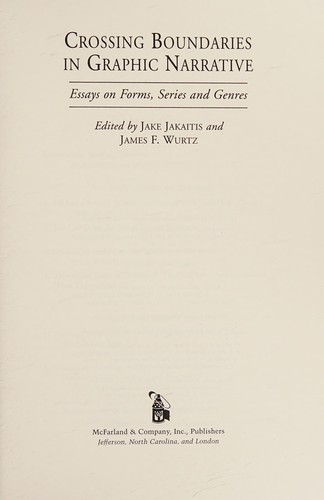 Crossing Boundaries in Graphic Narrative