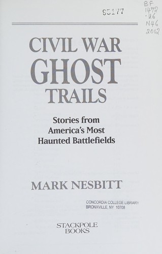 Civil War Ghost Trails