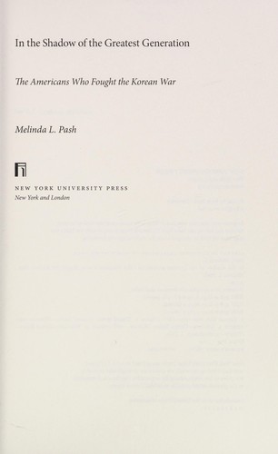 In the Shadow of the Greatest Generation