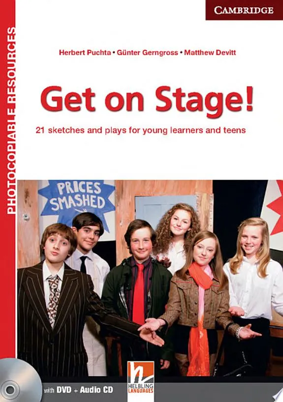 Get on Stage! Teacher's Book with DVD and Audio CD : 21 Sketches and Plays for Young Learners and Teens