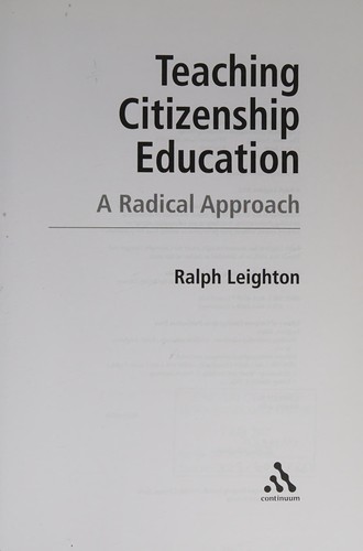 Teaching Citizenship Education