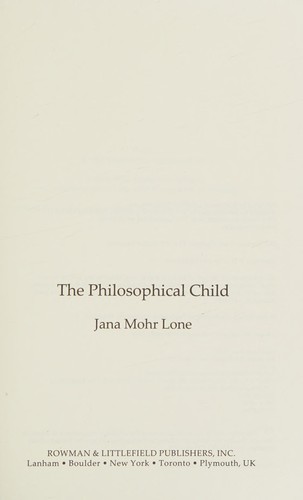 The Philosophical Child