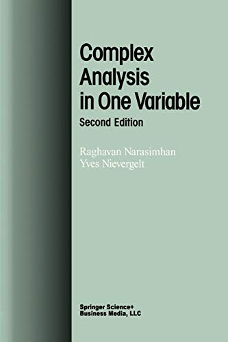 Complex Analysis in One Variable