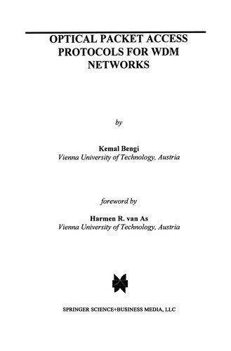 Optical Packet Access Protocols for Wdm Networks (Softcover Reprint of the Original 1st 2002)