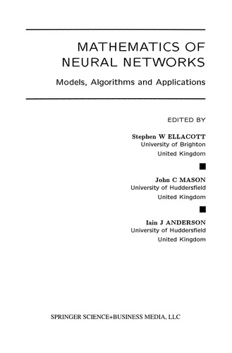 Mathematics of Neural Networks