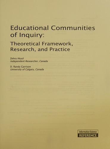 Educational Communities of Inquiry
