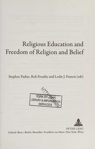 Religious Education and Freedom of Religion and Belief : 2