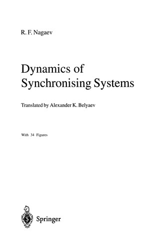 Dynamics of Synchronising Systems (Softcover Reprint of the Original 1st 2003)