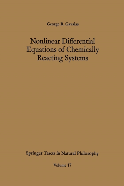 Nonlinear Differential Equations of Chemically Reacting Systems