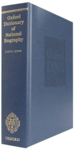 Oxford Dictionary of National Biography 2005-2008