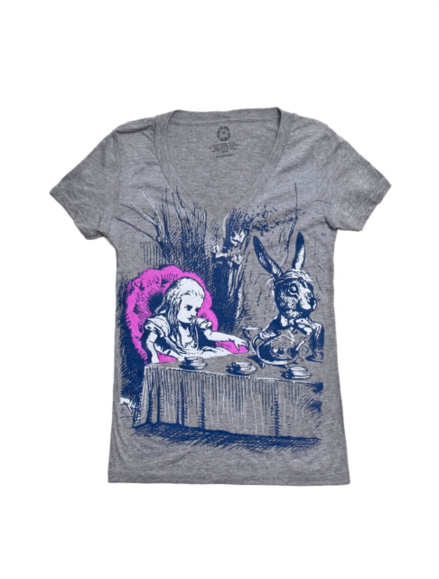 Alice in Wonderland Women's V-Neck T-Shirt Small