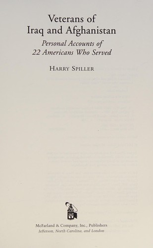 Veterans of Iraq and Afghanistan