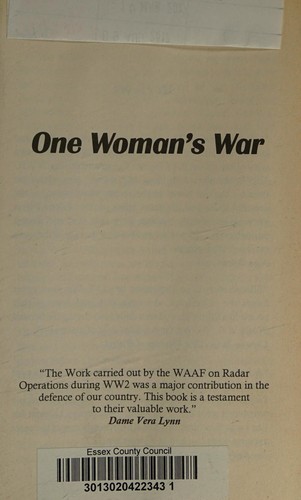 One Woman's War