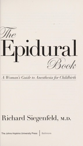 The Epidural Book