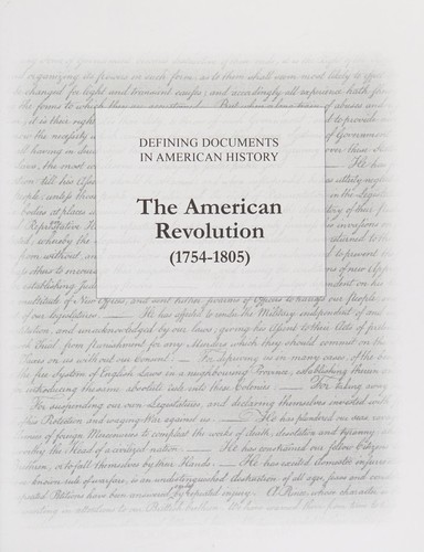 The American Revolution 1754-1805