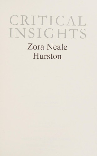 Zora Neale Hurston