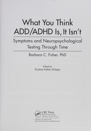What You Think ADD/ADHD Is, It Isn't