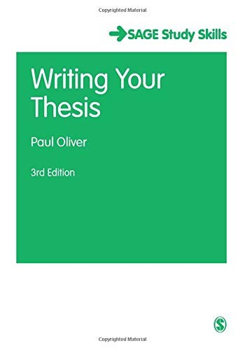 Writing Your Thesis