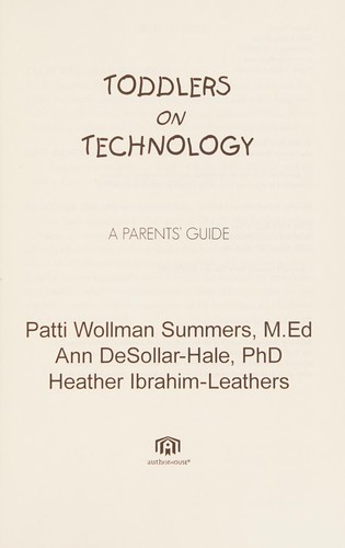 Toddlers on Technology