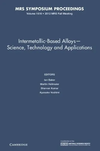 Intermetallic-Based Alloys - Science, Technology and Applications