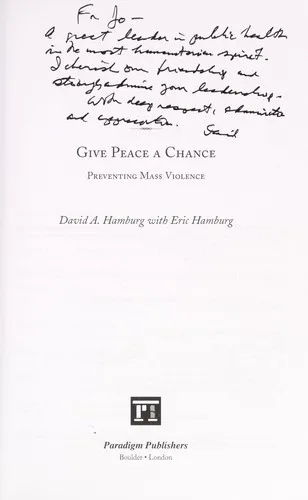 Give Peace a Chance : Preventing Mass Violence