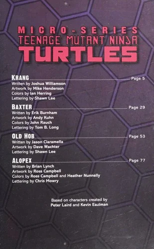 Teenage Mutant Ninja Turtles: Villain Micro-Series Volume 1