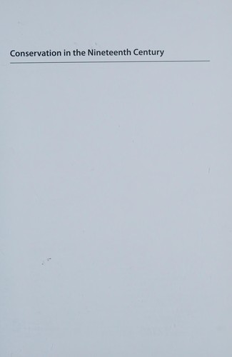 Conservation in the Nineteenth Century