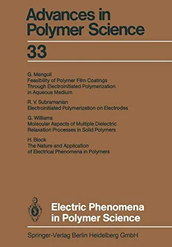 Electric Phenomena in Polymer Science : 33