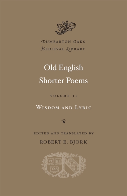 Old English Shorter Poems