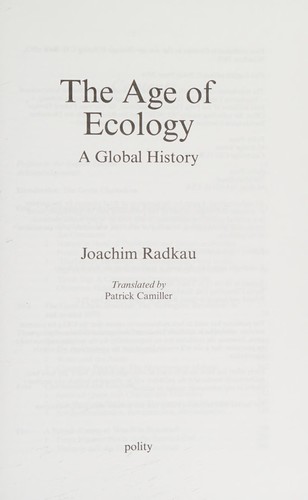 The Age of Ecology