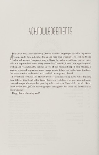 Ancestors on the Move