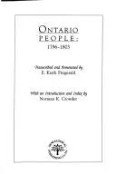 Ontario People, 1796-1803