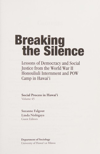 Breaking the Silence