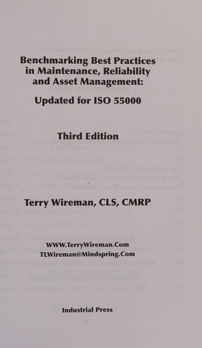 Benchmarking Best Practices for Maintenance, Reliability and Asset Management