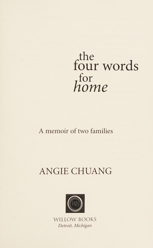 The Four Words for Home