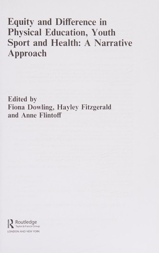 Equity and Difference in Physical Education, Youth Sport and Health