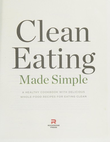 Clean Eating Made Simple