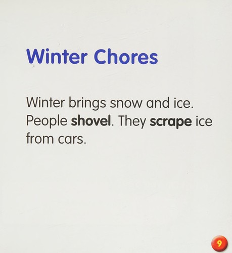 What Do People Do in Winter?