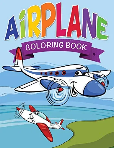 Airplane Coloring Book for Kids