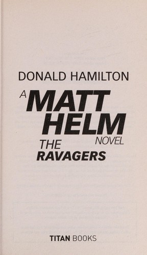 Matt Helm - The Ravagers