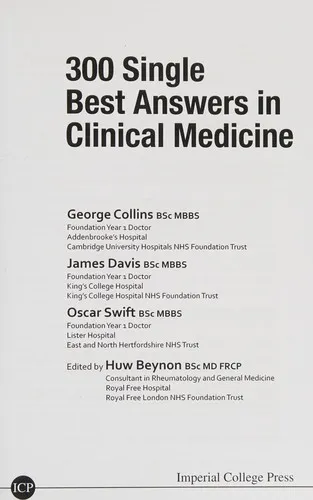 300 Single Best Answers In Clinical Medicine