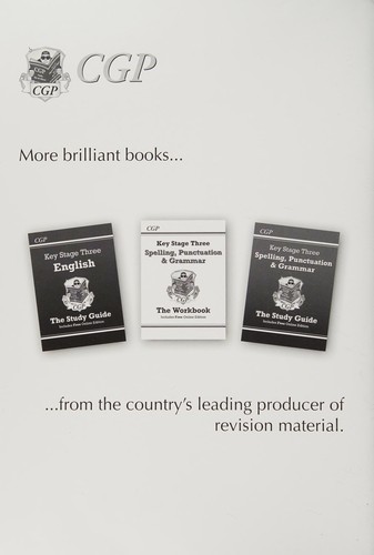 KS3 English Workbook (answers sold separately)