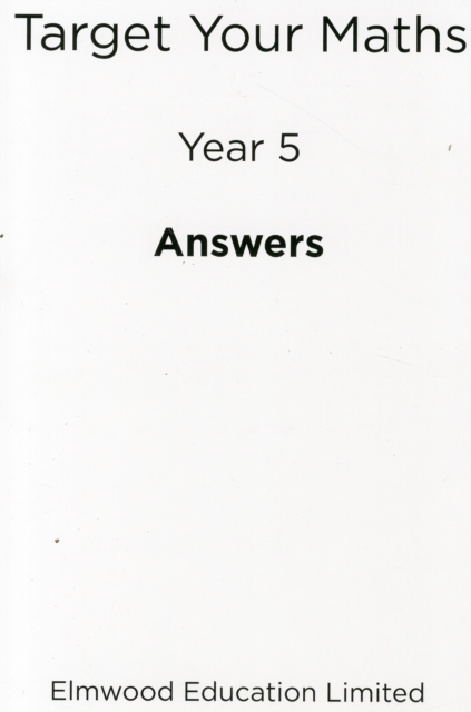 Target Your Maths Year 5 Answer Book