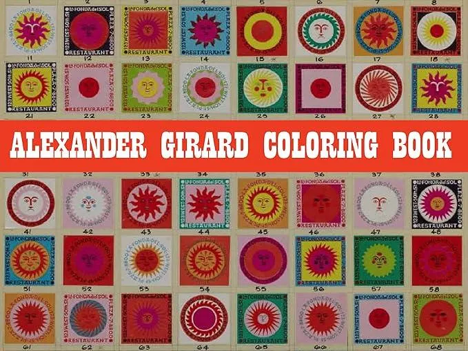 Alexander Girard Coloring Book