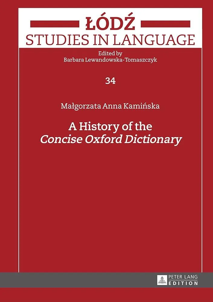 A History of the «Concise Oxford Dictionary» : 34