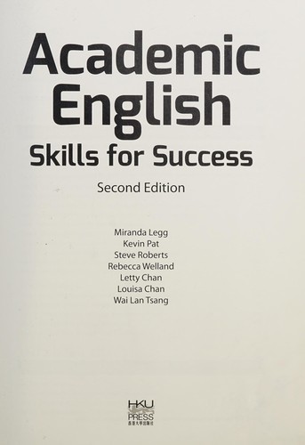 Academic English - Skills for Success 2e