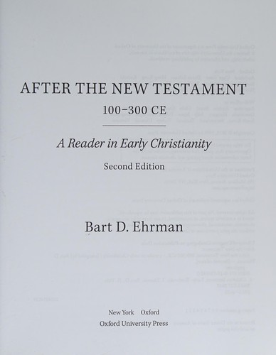 After the New Testament