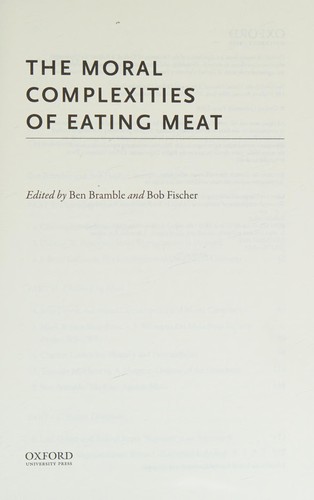 Moral Complexities of Eating Meat